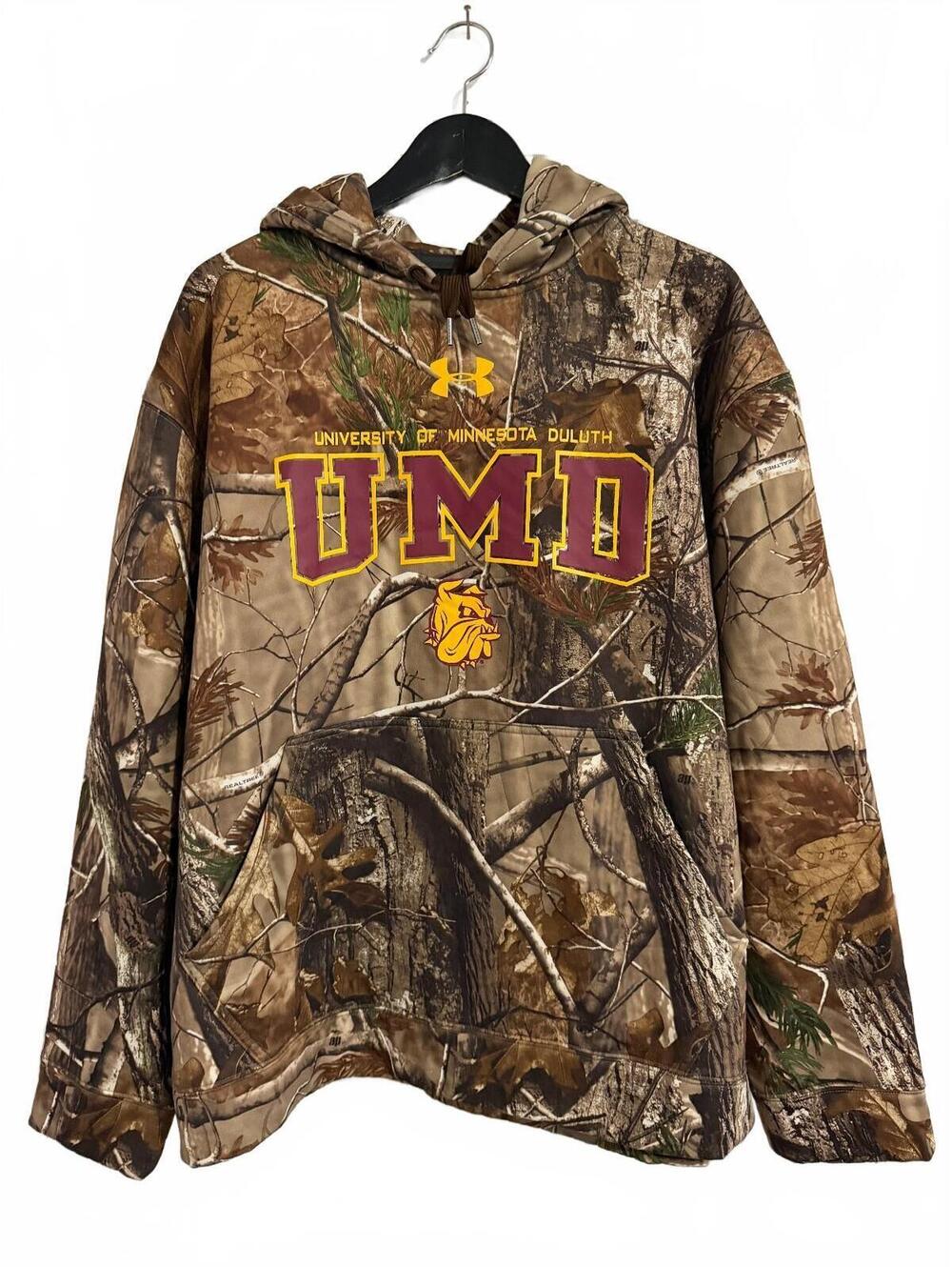 UMD Bulldogs Camo Hoodie Sweatshirt Size XL